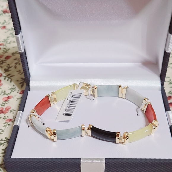 14k Go's Multi JD Bracelet Genuine NWT. - Picture 3 of 7